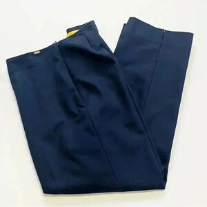 St John Cropped Trouser Navy Blue